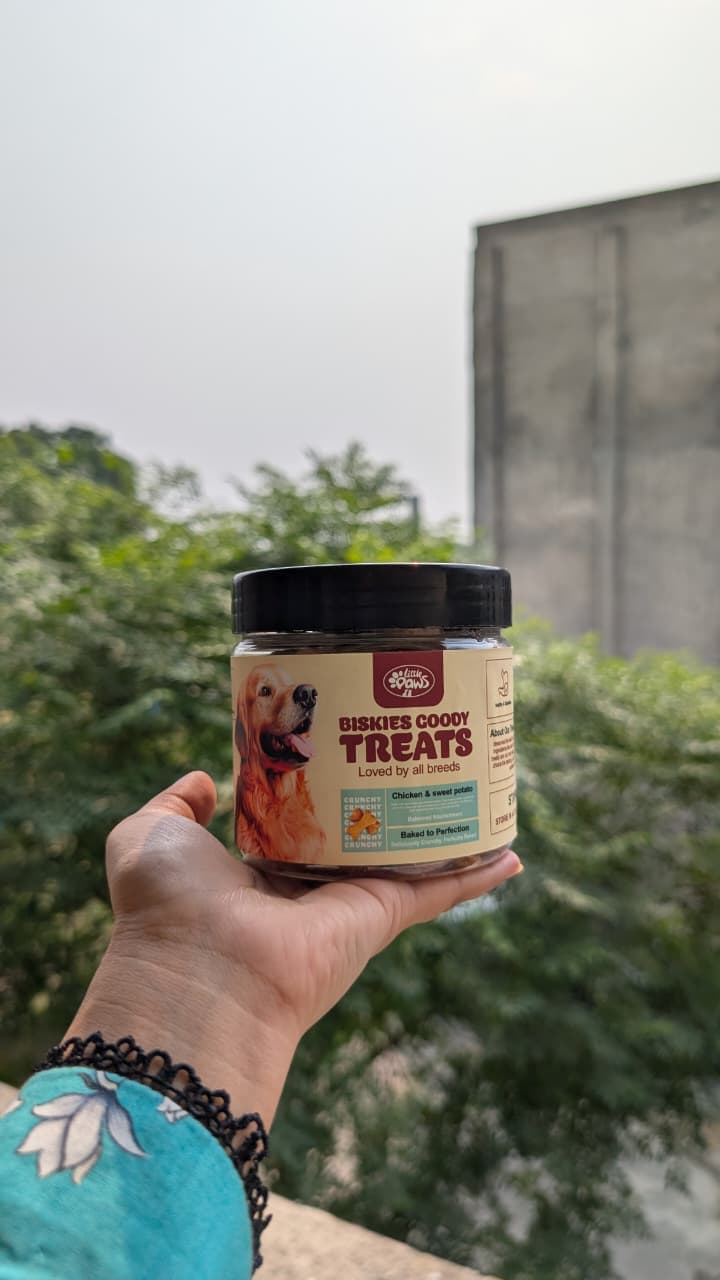Little Paws Biskies Treat Jar